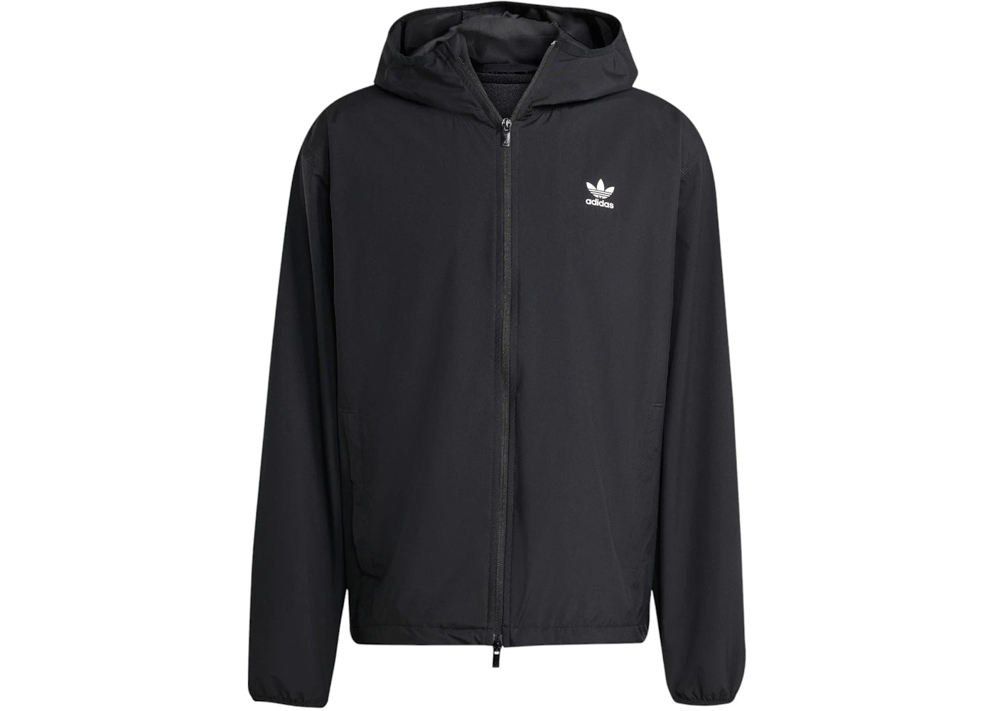 adidas Trefoil Essentials Woven Jacket Black