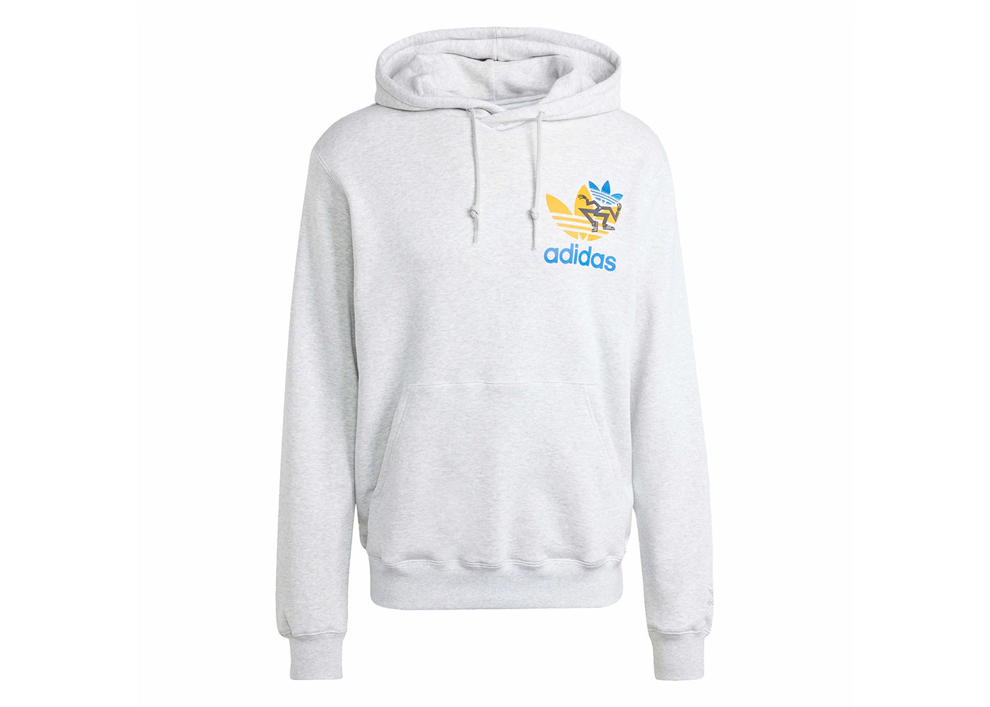 adidas Trefoil Hoodie Light Grey Heather