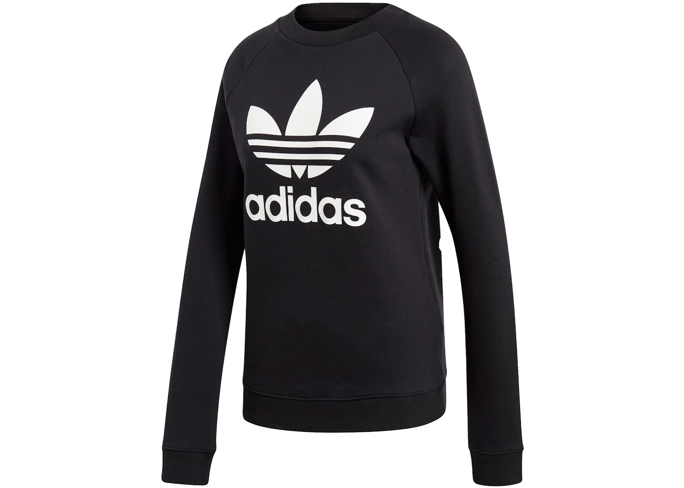adidas Trifoil Crewneck Sweatshirt Black/White