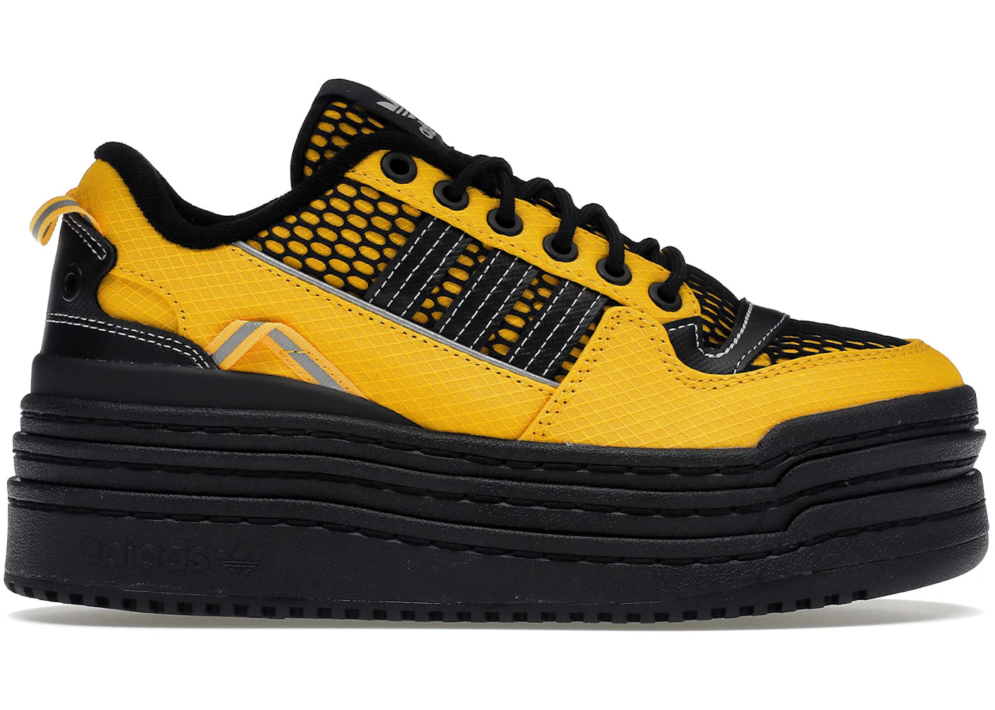 adidas Triple Platforum Low Crew Yellow Black