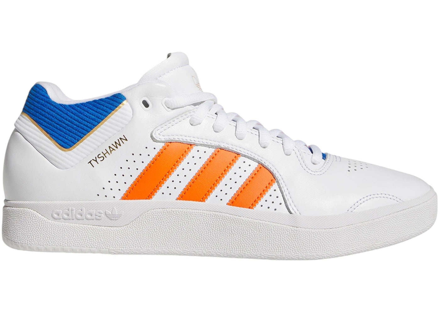 adidas Tyshawn Cloud White Orange Blue Bird