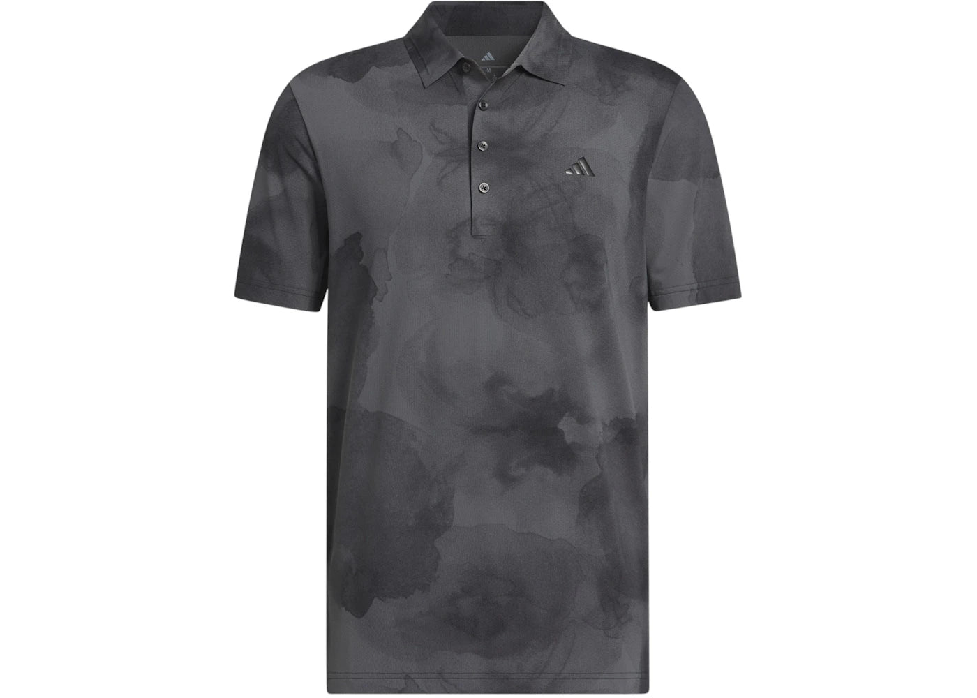 adidas Ultimate365 Tour Printed Cool Feeling Left Chest Polo Shirt Black/Grey Six