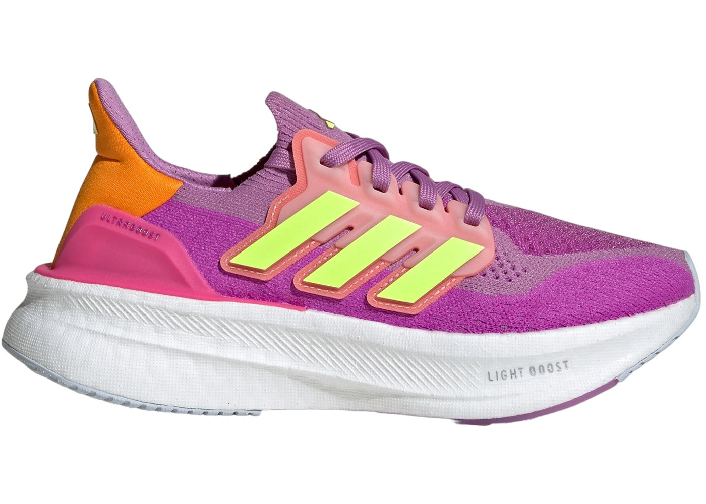 adidas Ultra Boost 5 Preloved Purple Lucid Lemon Purple Burst (GS)