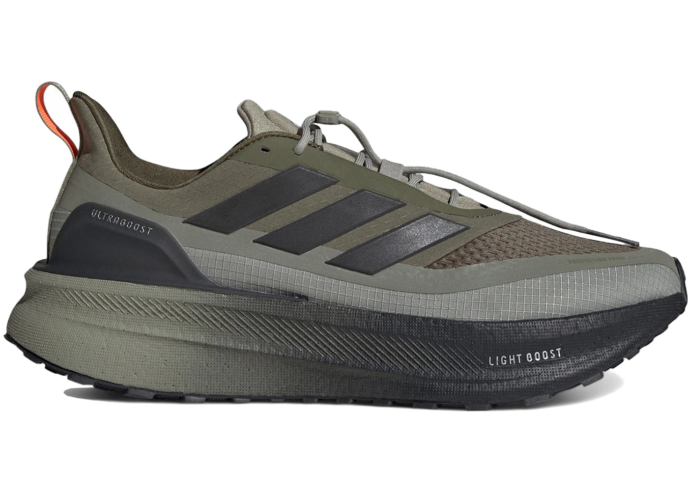 adidas Ultra Boost 5X TR Silver Pebble Core Black Impact Orange