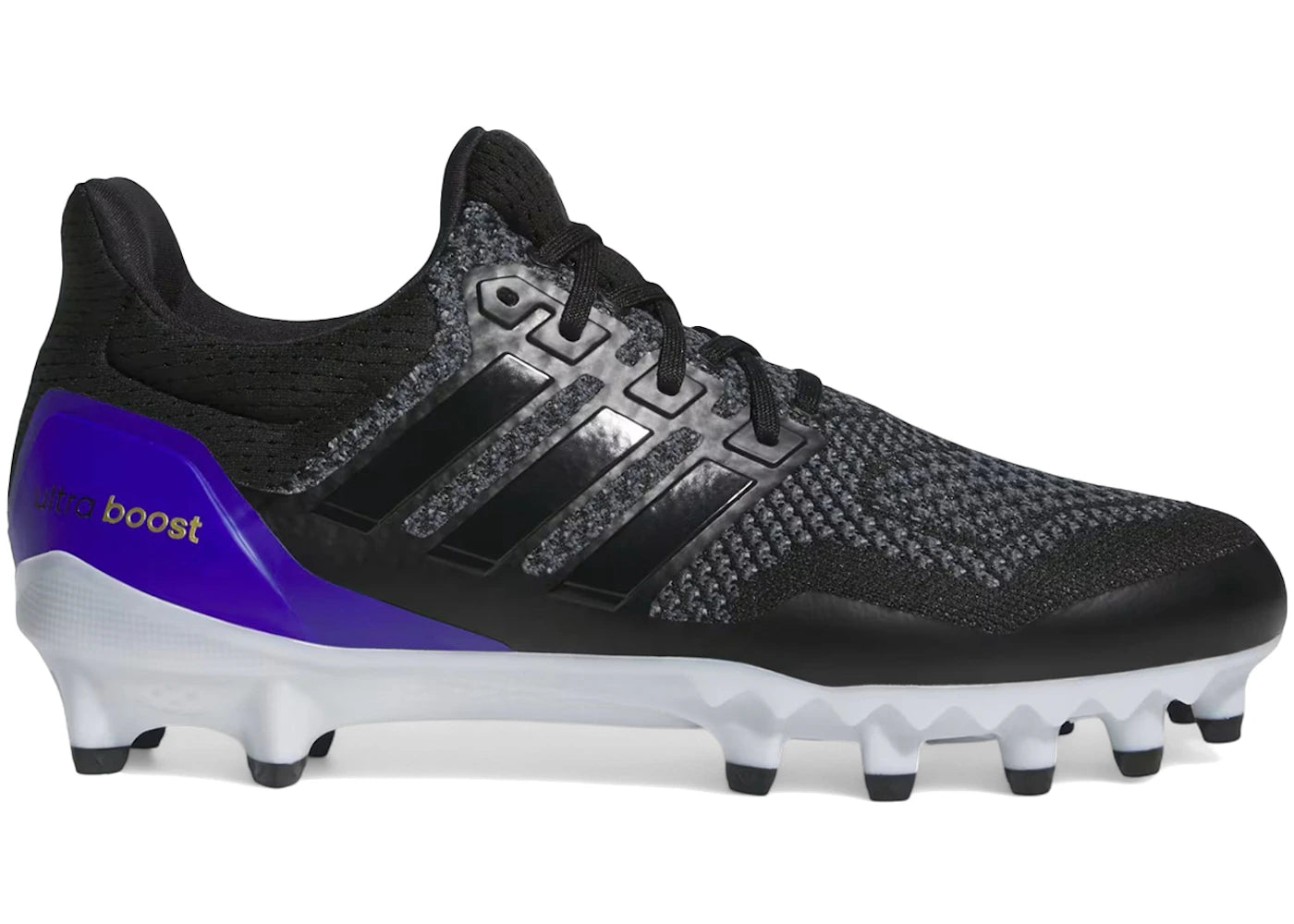 adidas Ultra Boost Football Cleats OG Black Gold Purple