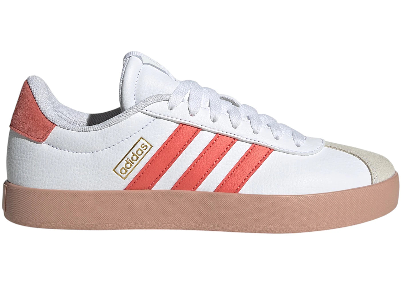 adidas VL Court 3.0 Cloud White Preloved Scarlet Gold Metallic (Women's)