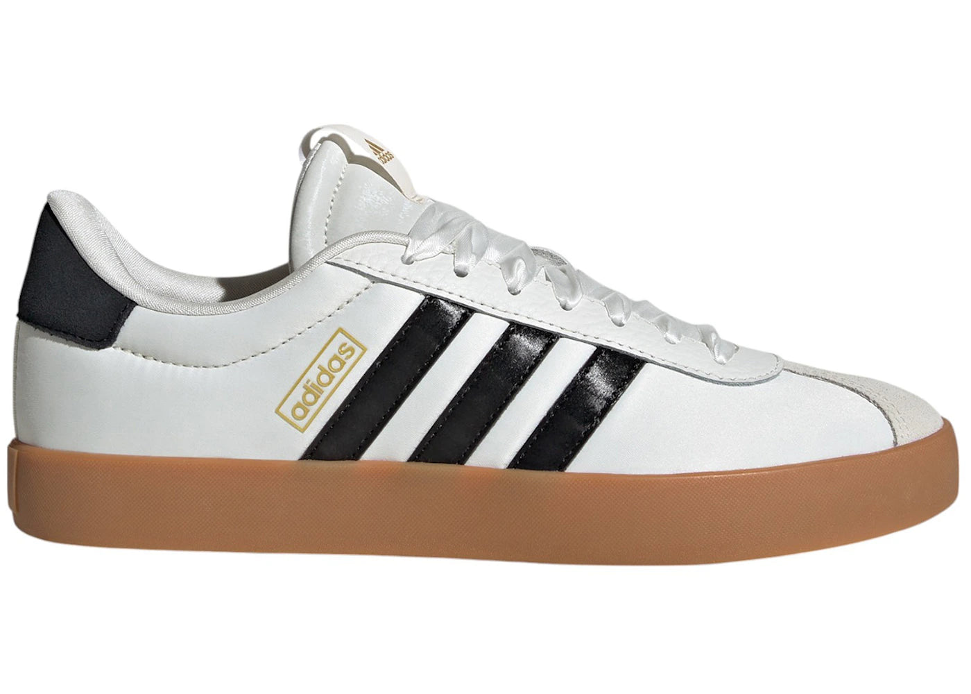 adidas VL Court 3.0 Core White Core Black Gold Metallic (Women's)