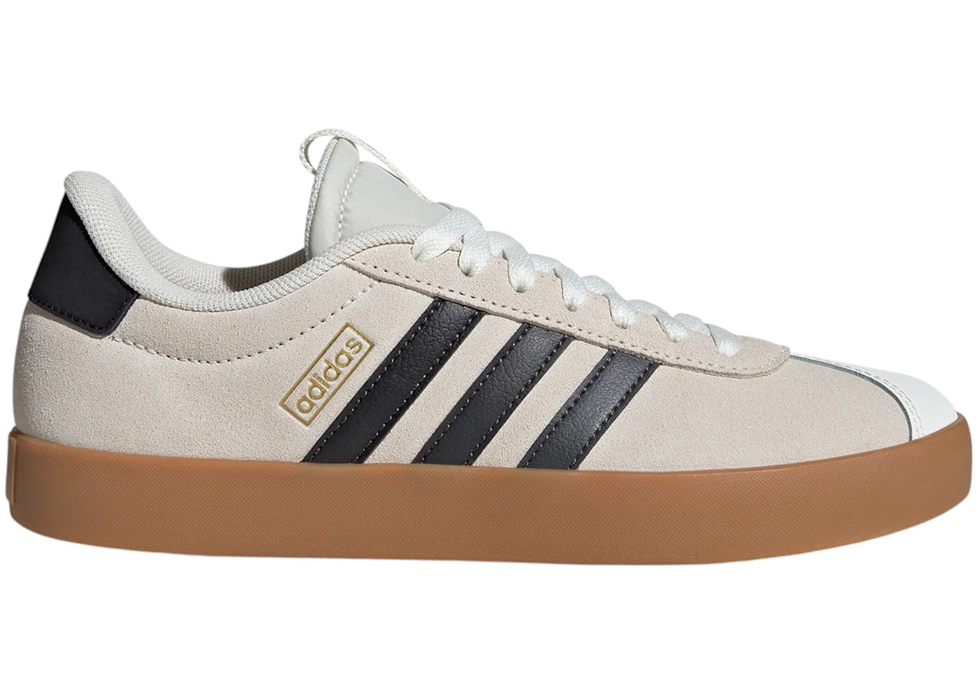 adidas VL Court 3.0 Off White Grey Six Gold Metallic (Women's)