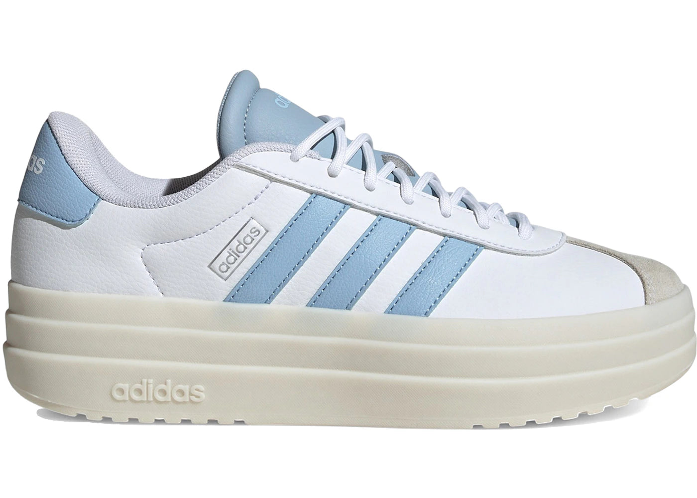 adidas VL Court Bold Cloud White Glow Blue Wonder Blue