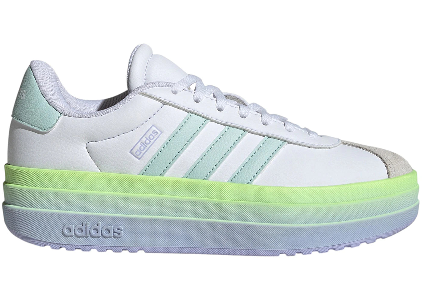 adidas VL Court Bold Cloud White Halo Mint Violet Tone (GS)