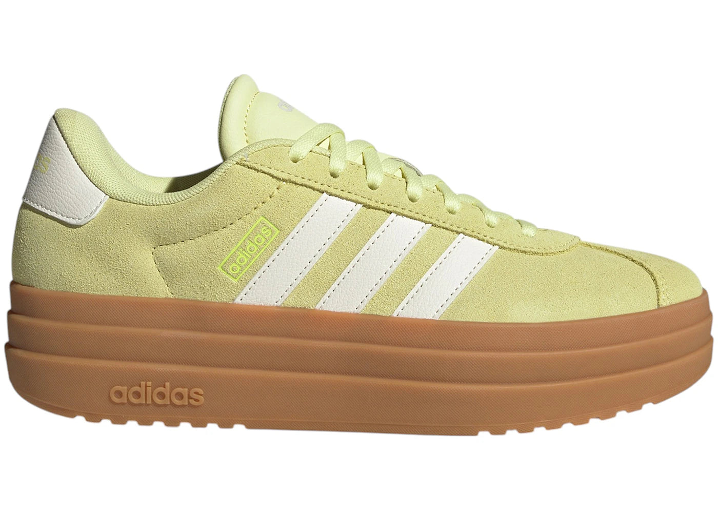 adidas VL Court Bold Ice Yellow Off White Lucid Lemon (Women's)