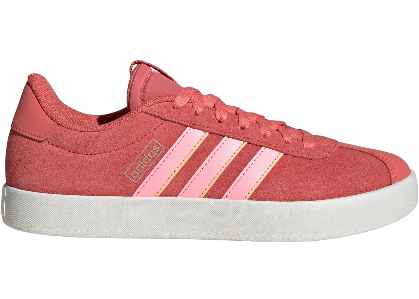 adidas Vl Court 3.0 Preloved Scarlet Pink Spark Almost Yellow (Women's)