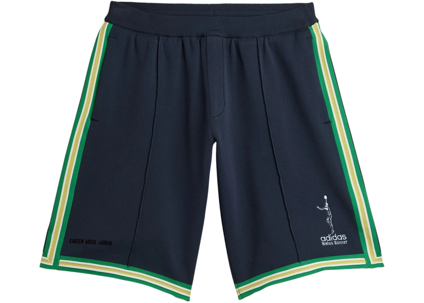 adidas Wales Bonner Jabbar 3-Stripes Knit Shorts Night Navy