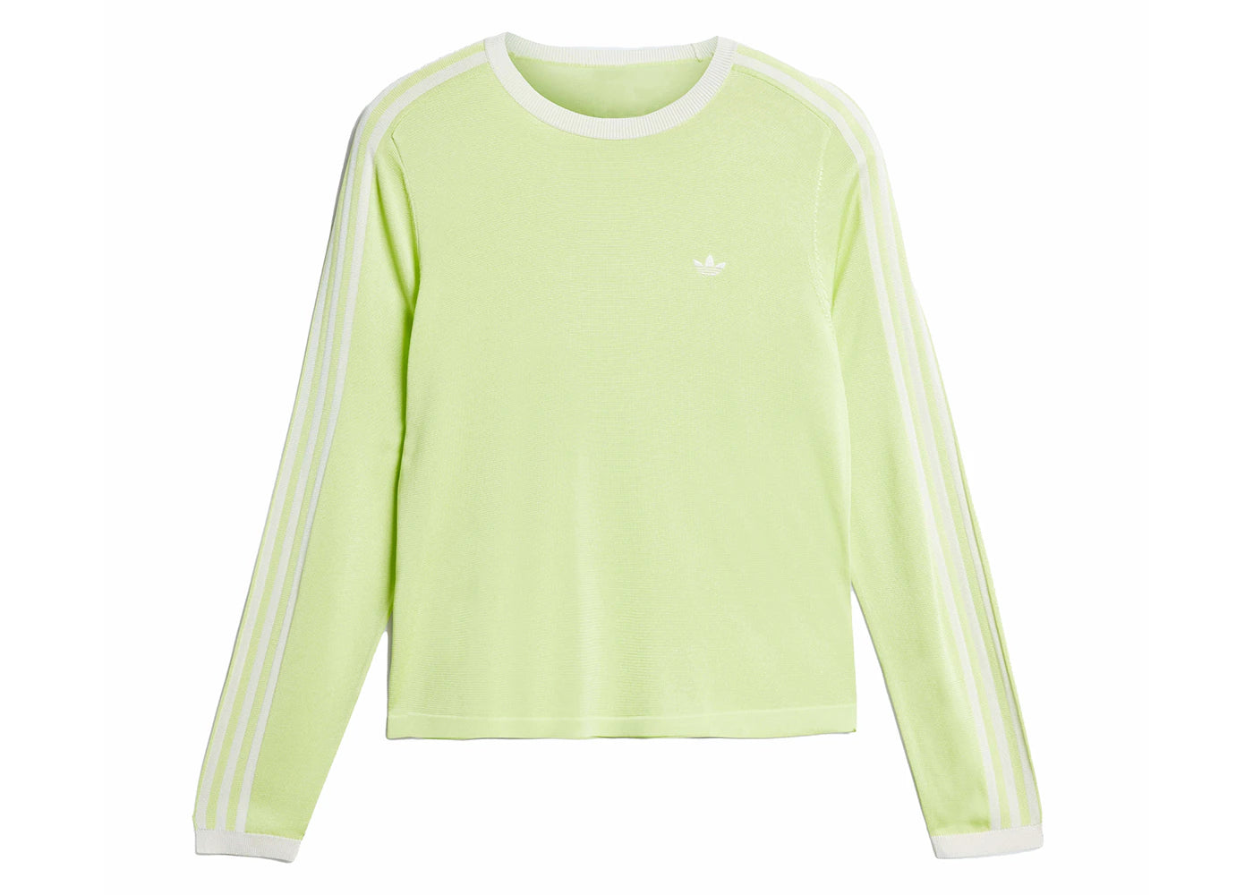 adidas Wales Bonner Knit Long Sleeve Tee Semi Frozen Yellow/Chalk White