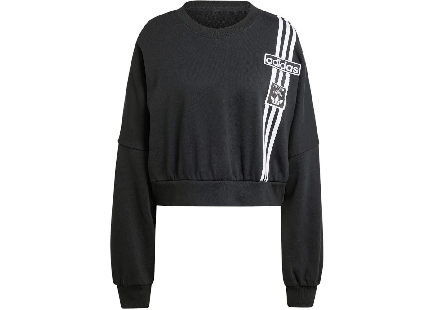 adidas Women's Adibreak Cropped Sweatshirt Black