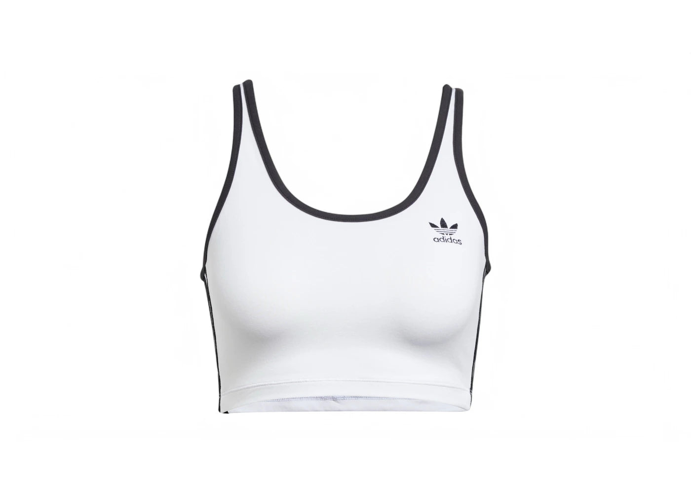 adidas Women's Adicolor 3-Stripes Bra Top White/Black