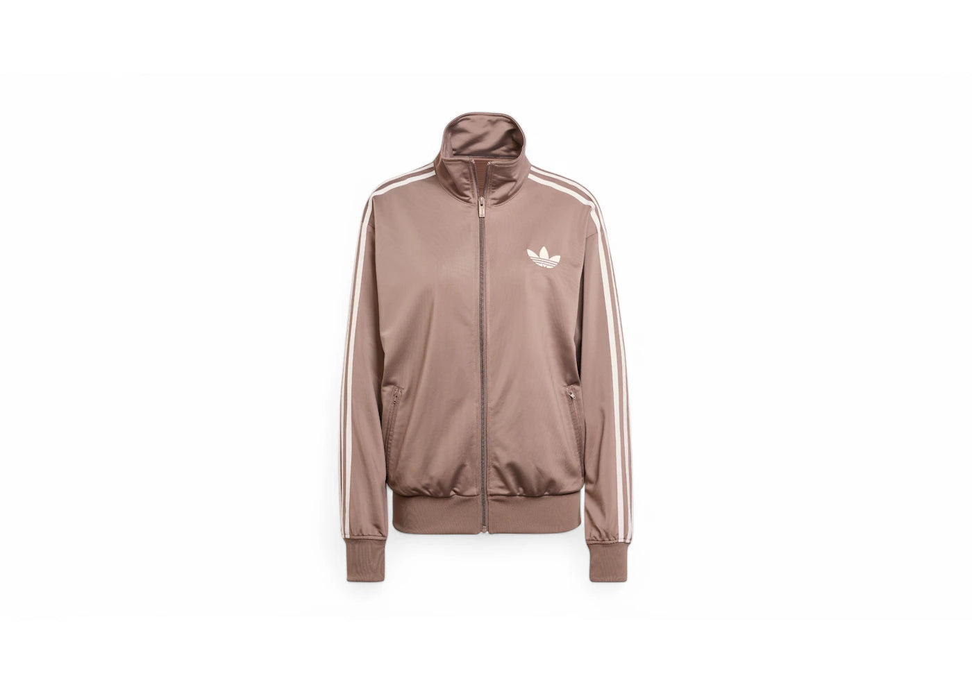 adidas Women's Adicolor Classic Firebird Loose Track Top Trace Brown
