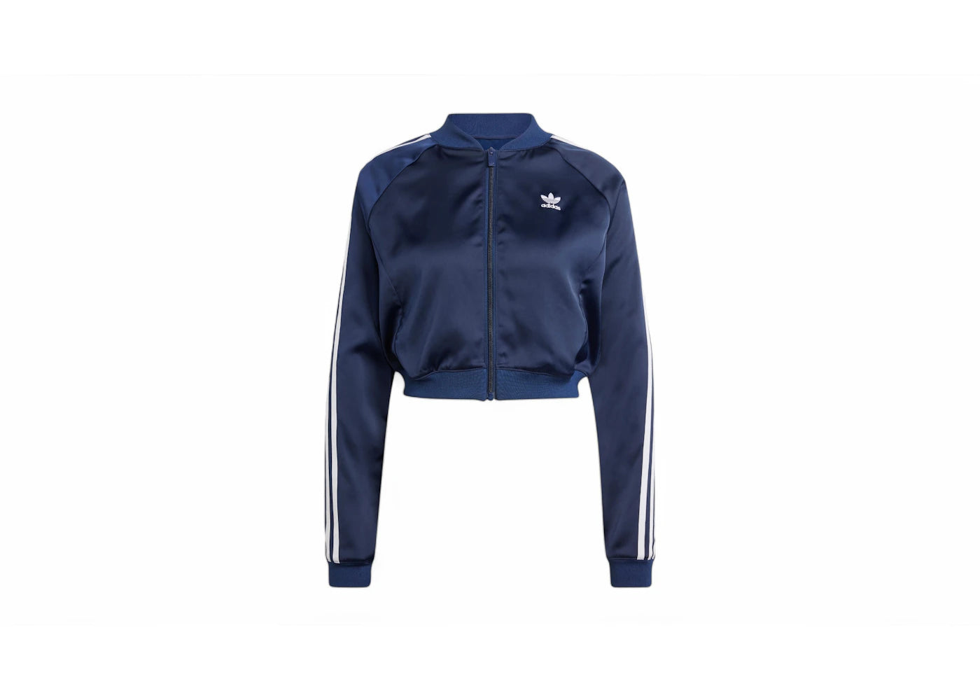 adidas Women's Adicolor Satin Track Top Night Indigo