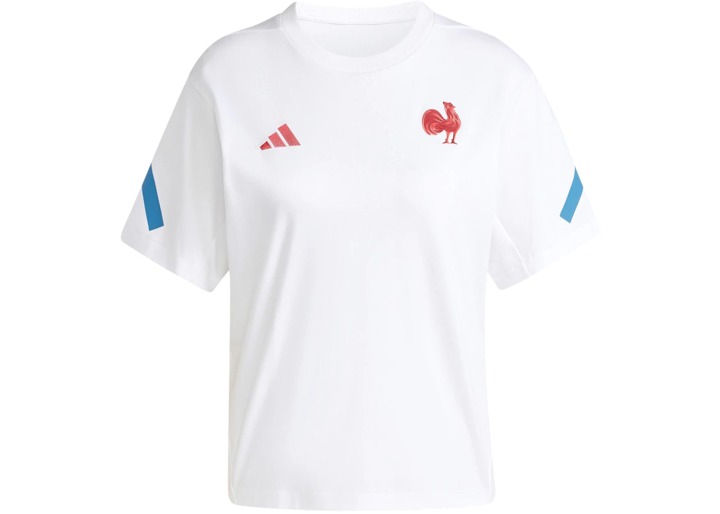adidas Women's France Travel Z.N.E. T-Shirt White