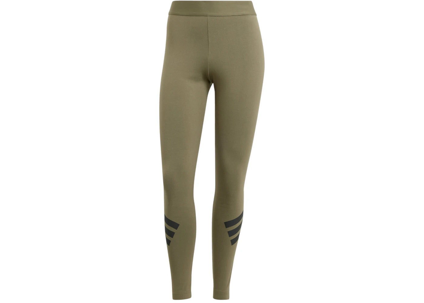 adidas Women's Future Icons 3-Stripes Leggings Olive Strata