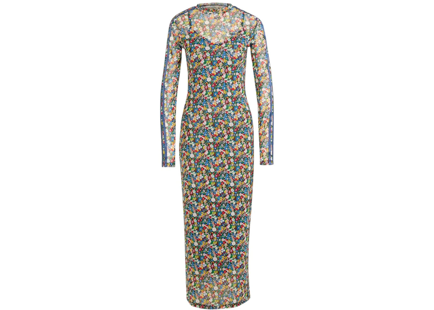 adidas Women's Liberty London Mesh Maxi Dress Multicolor/Night Indigo