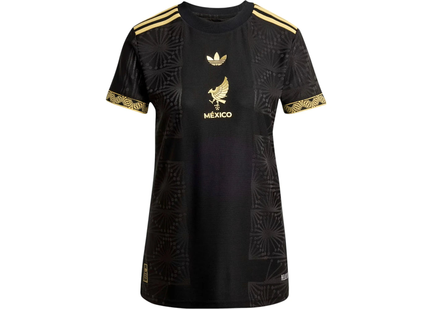 adidas Women's Mexico 25 Gold Jersey Black