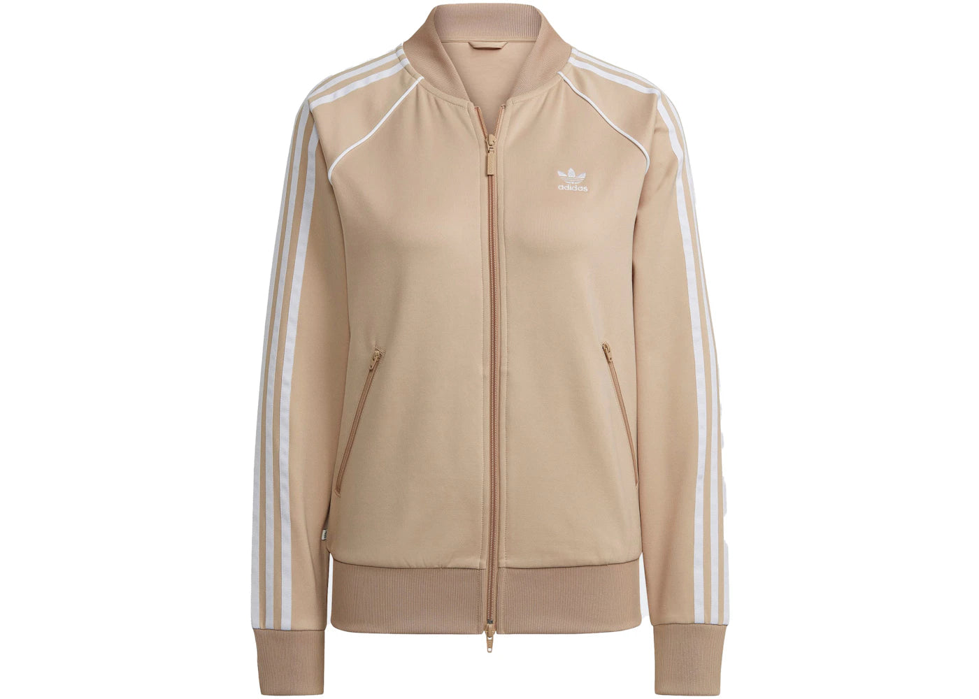 adidas Women's Primeblue SST Track Jacket Magic Beige
