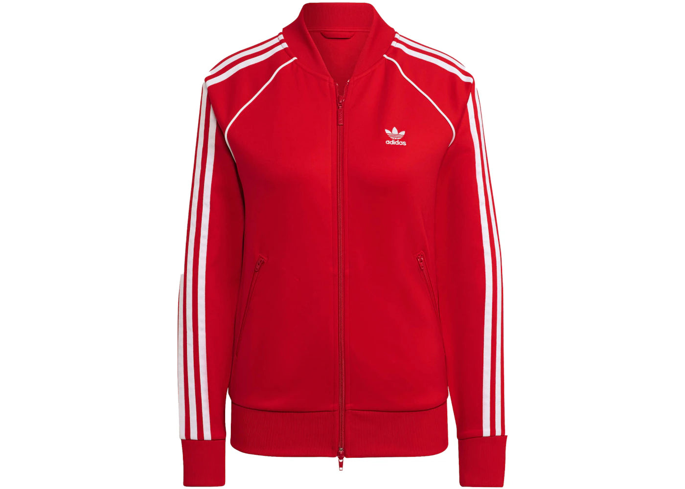 adidas Women's Primeblue SST Track Jacket Vivid Red