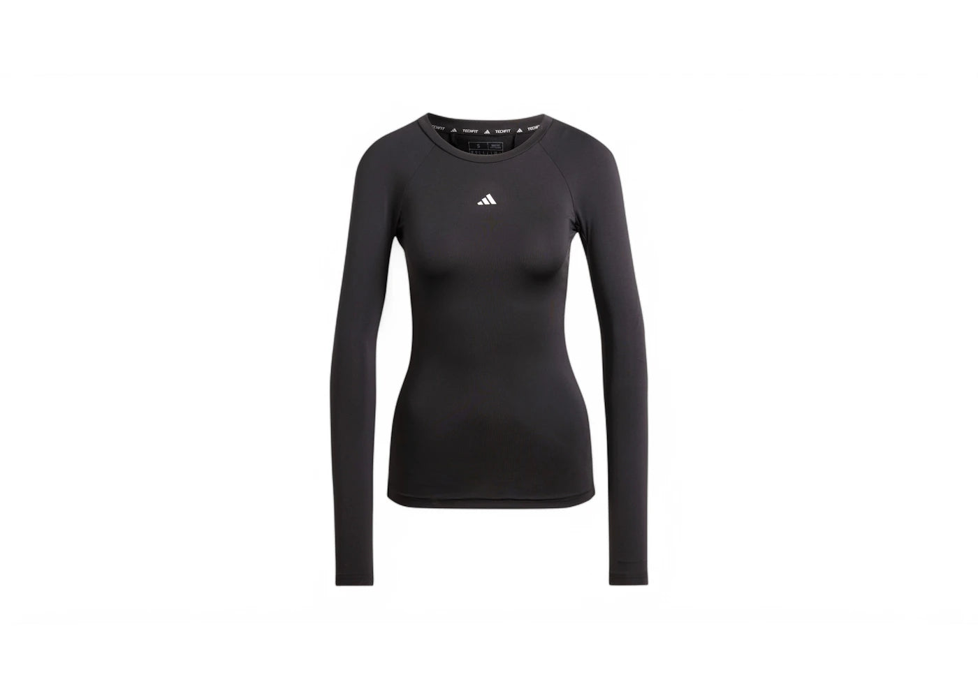 adidas Women's Techfit Long Sleeve Long-Sleeve Top Black