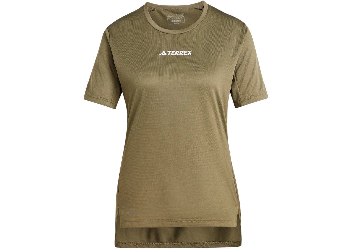 adidas Women's Terrex Multi T-Shirt Olive Strata