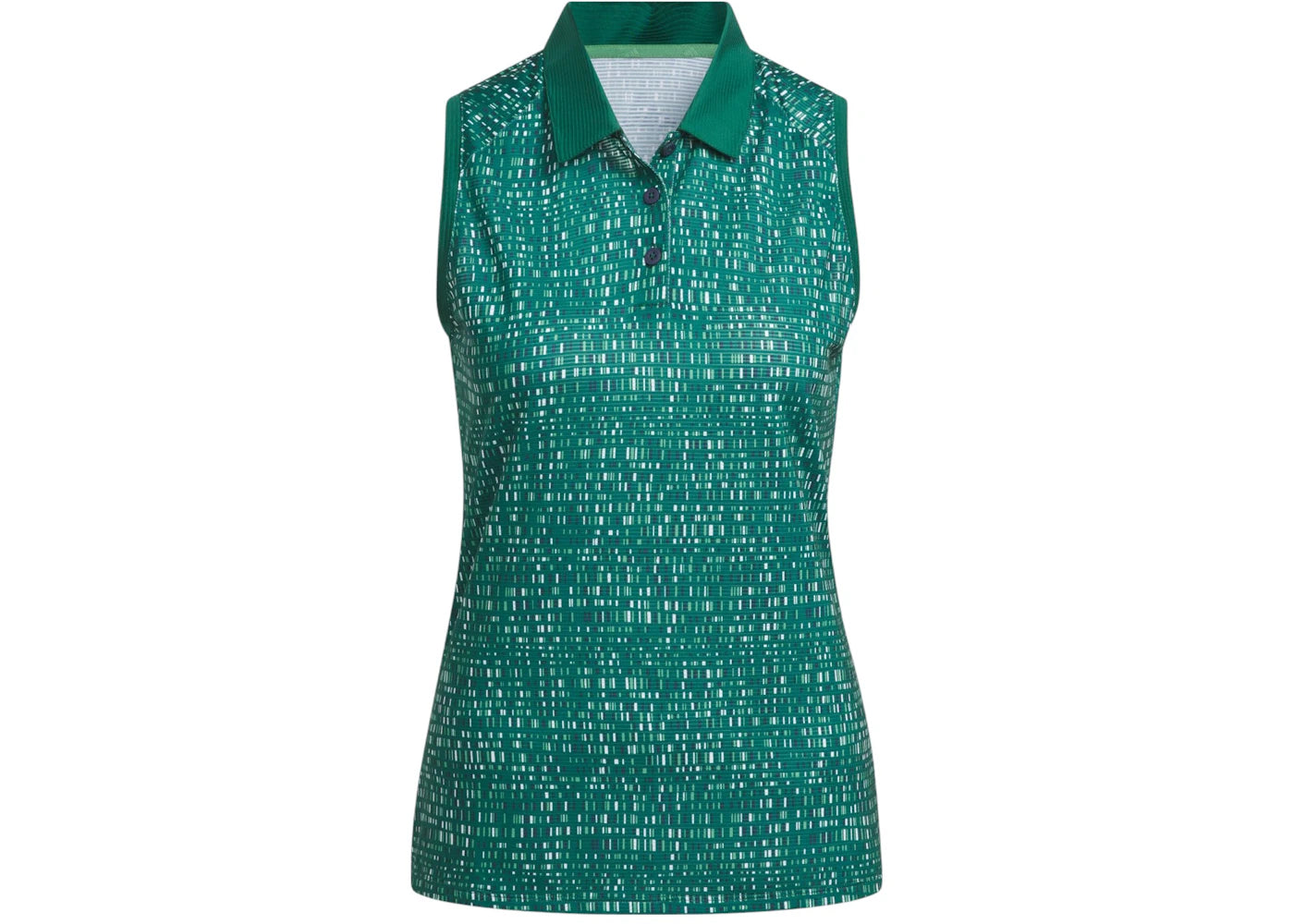 adidas Women's Ultimate365 Printed Polo Shirt Collegiate Green