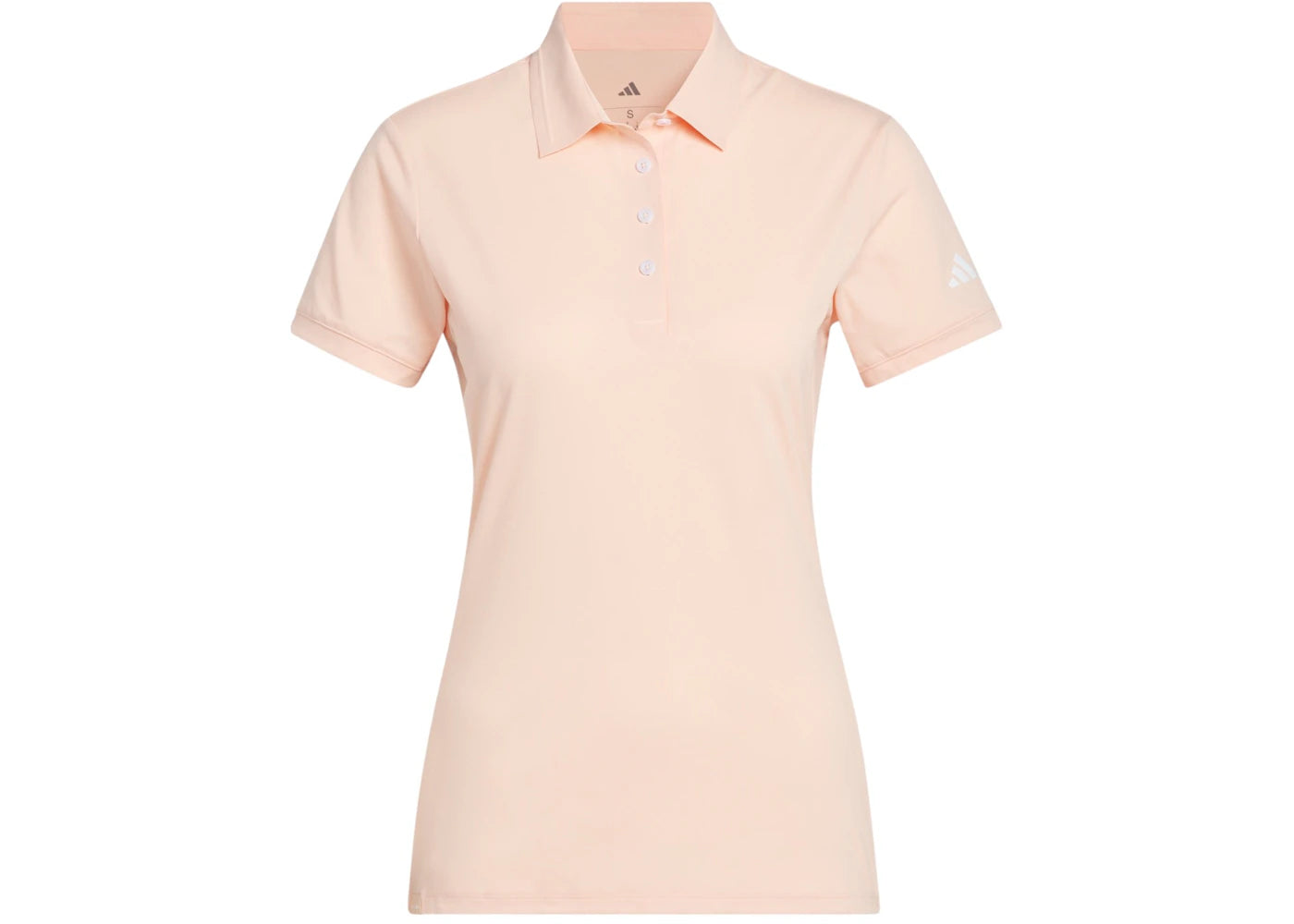 adidas Women's Ultimate365 Tour Twistknit Polo Shirt Powder Coral