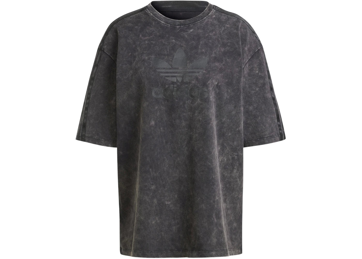 adidas Women's Washed-Out Boyfriend-Fit T-Shirt Black