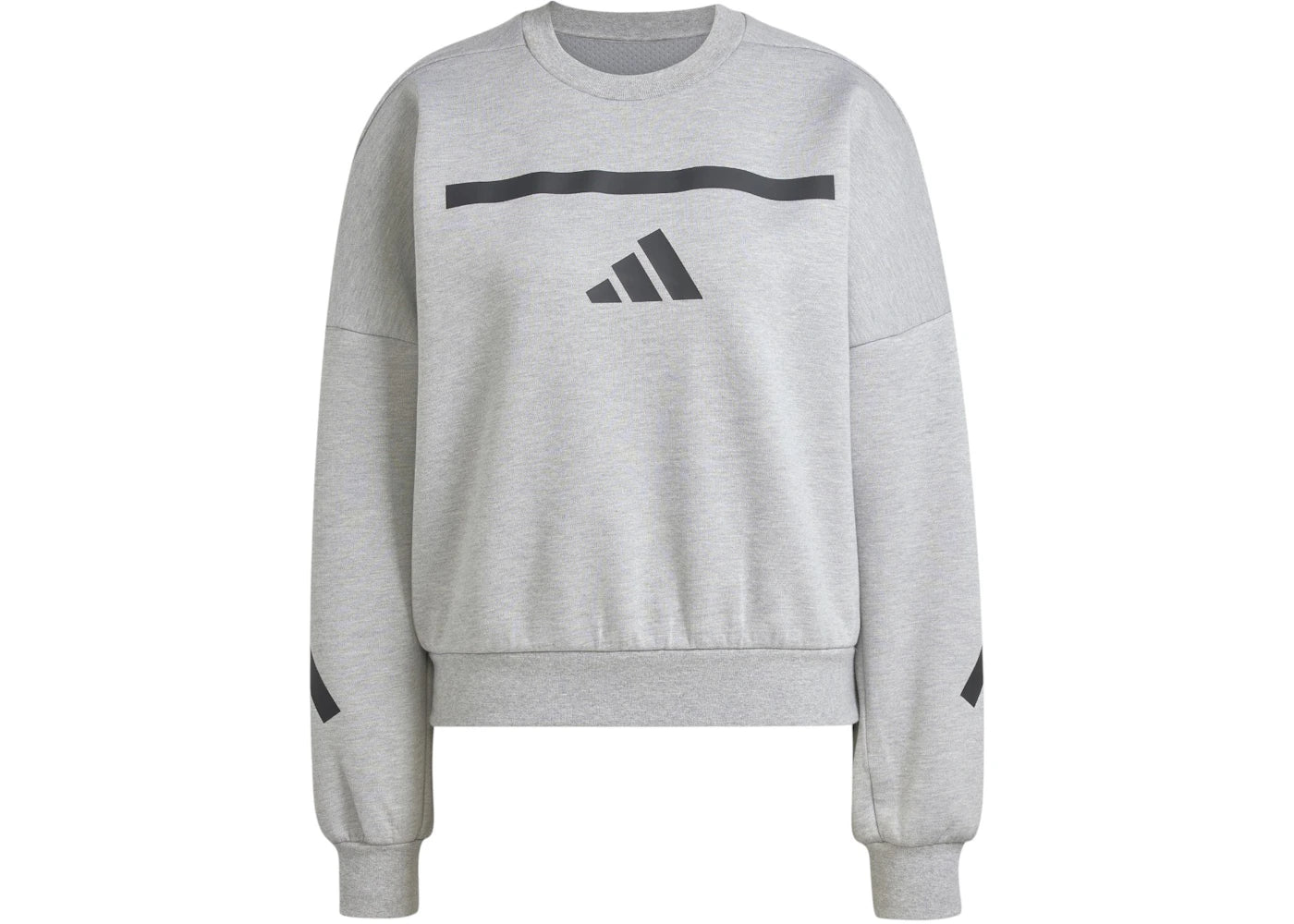 adidas Women's Z.N.E. Sweatshirt Medium Grey Heather