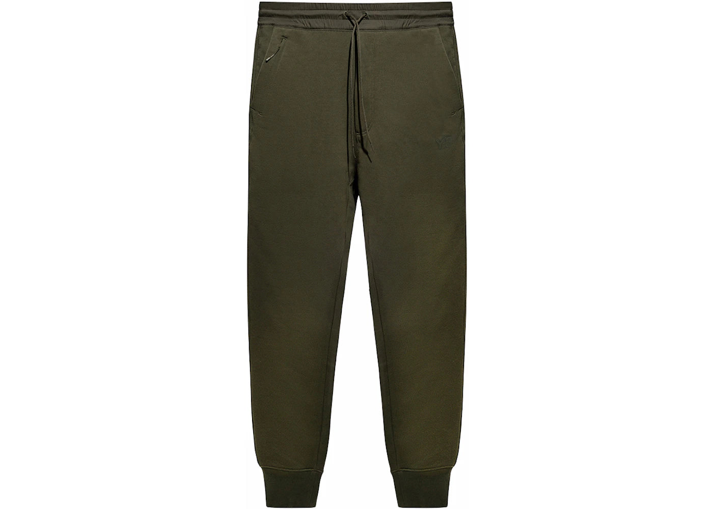 adidas Y-3 Adidas Classic Tapered Drawstring Track Cuffed Pants Green