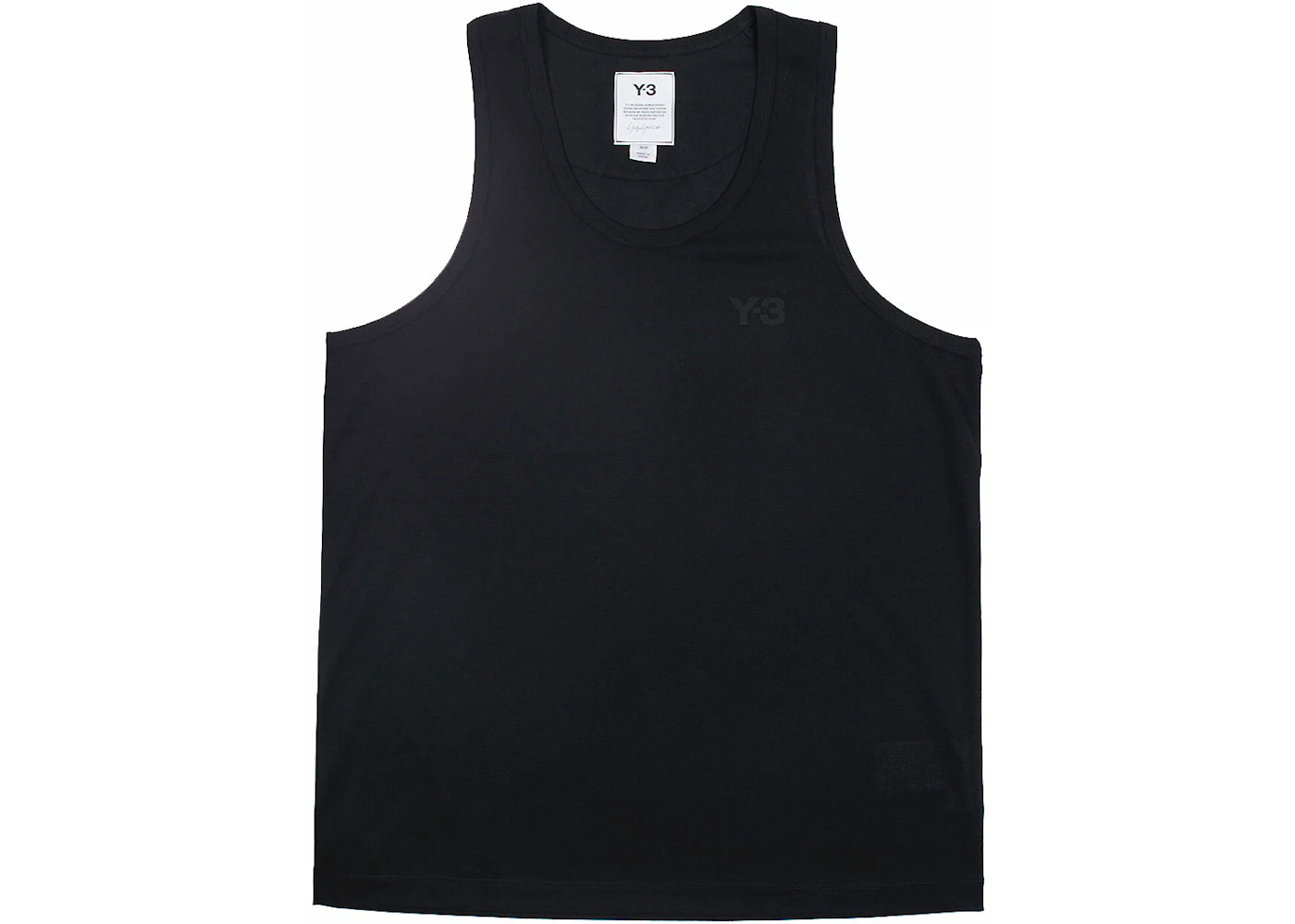 adidas Y-3 Classic Pique Tank Top Black