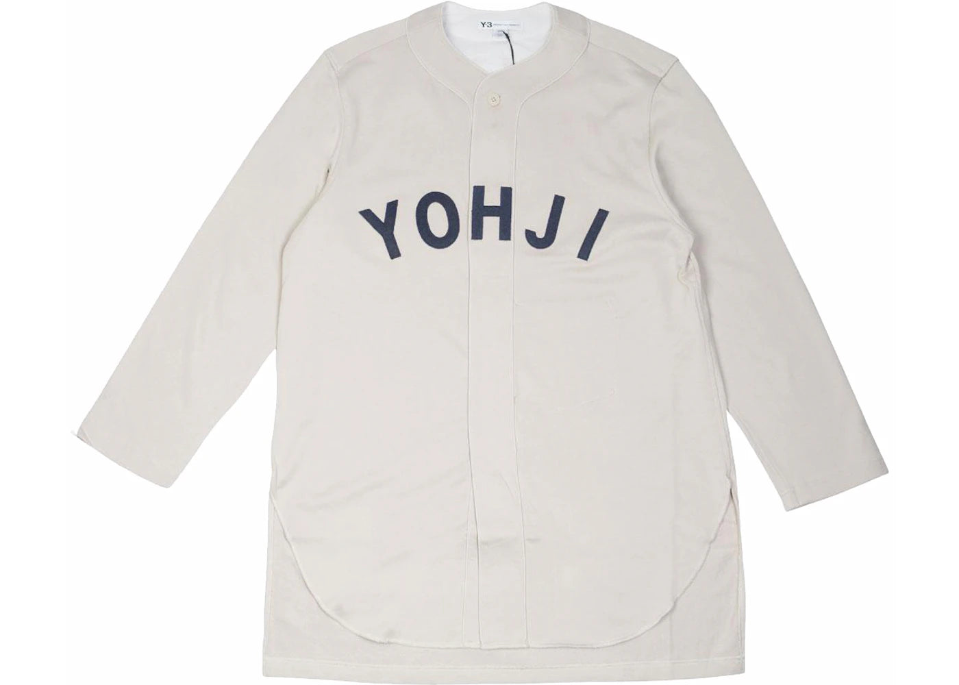 adidas Y-3 FT Yohji Letters Baseball Shirt Beige/Ecru