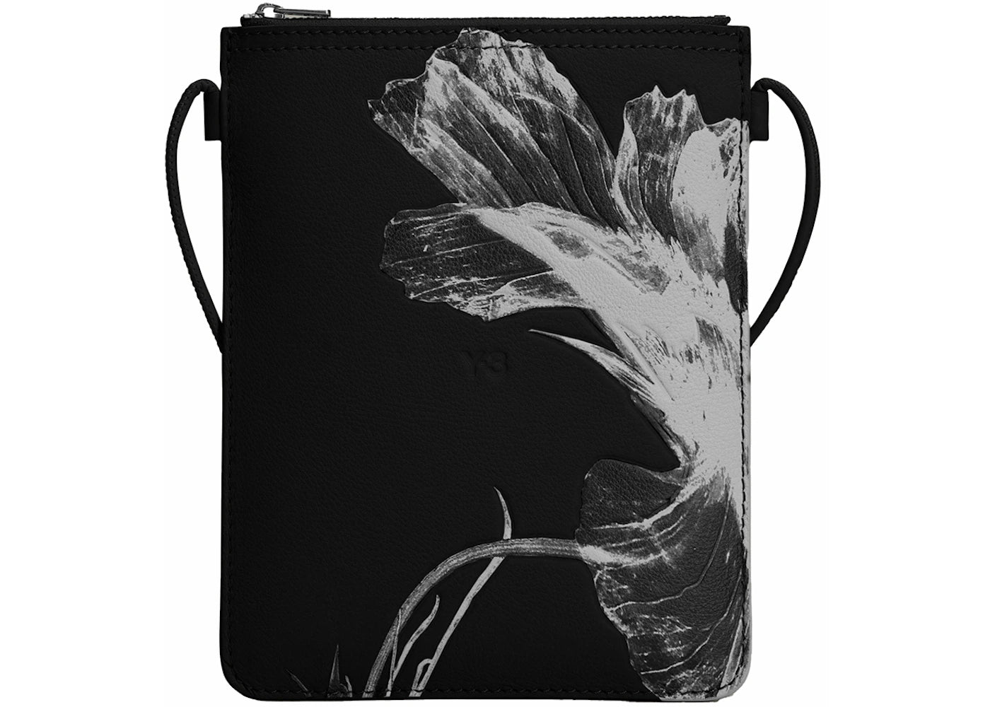 adidas Y-3 Floral Crossbody Bag Black