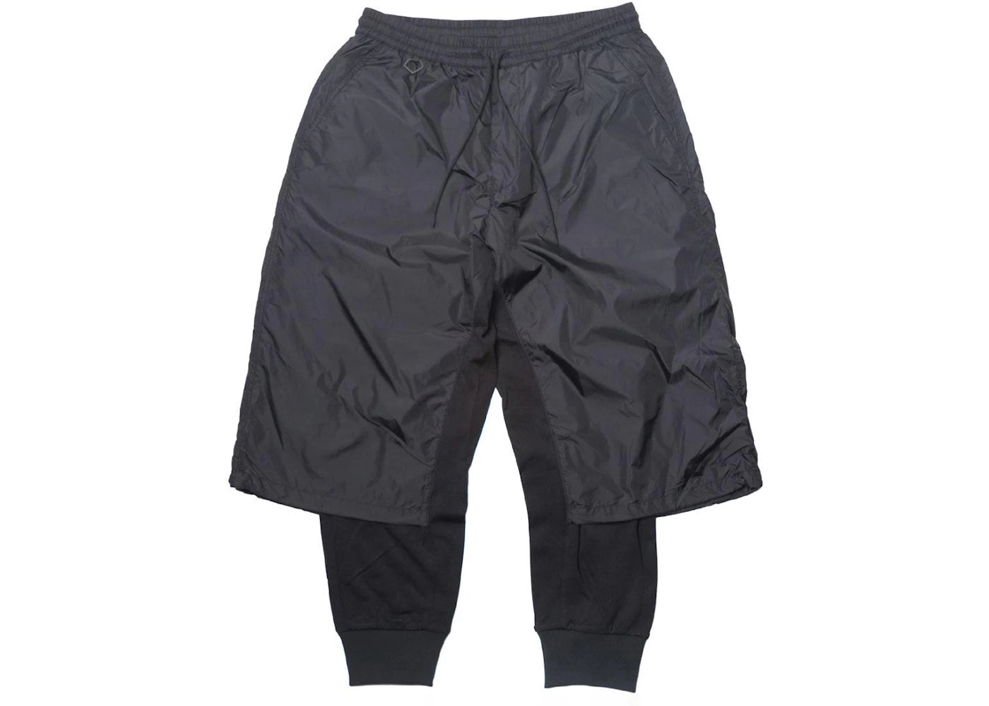 adidas Y-3 Nylon Mix Track Pants Black