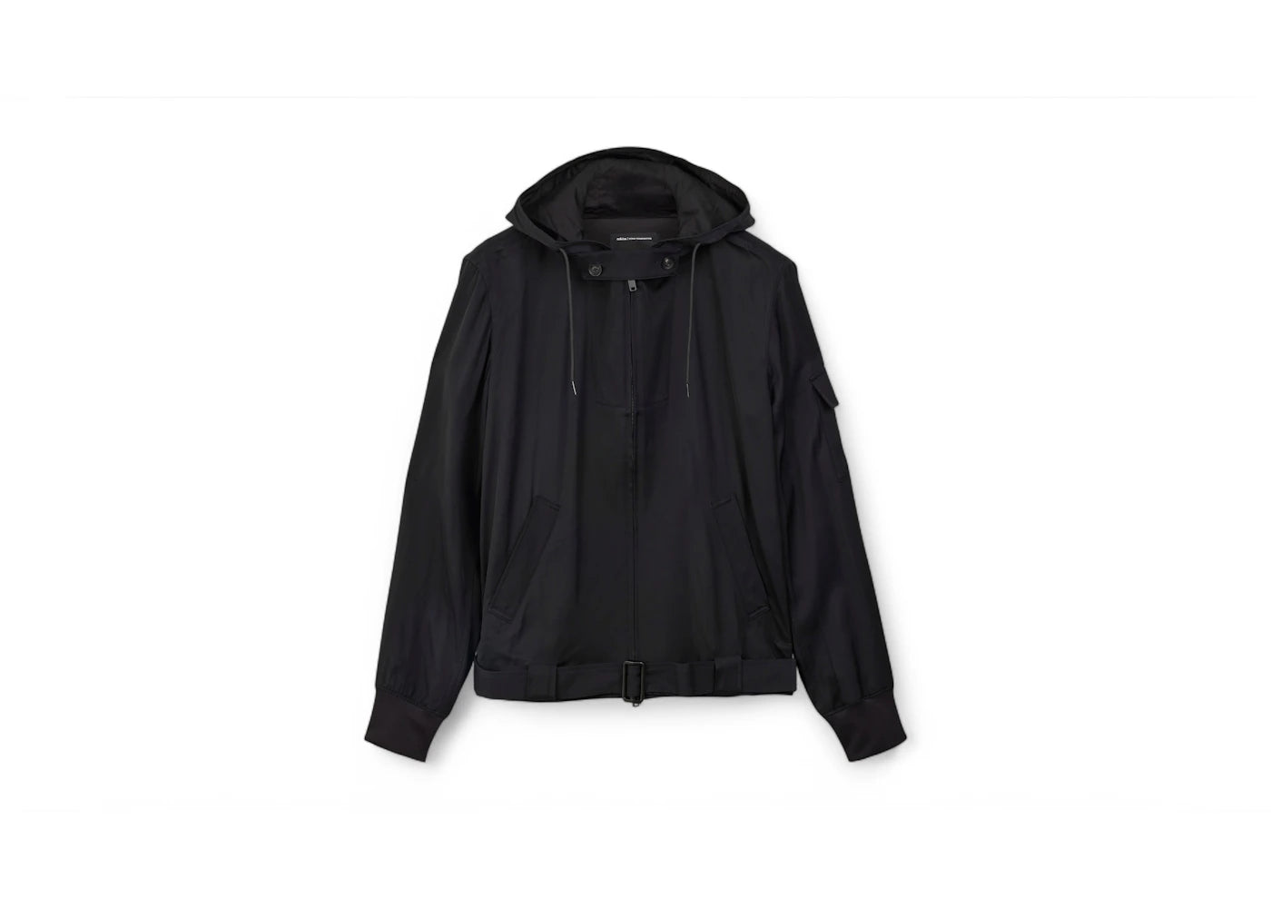 adidas Y-3 Rayon Twill Hooded Top Black