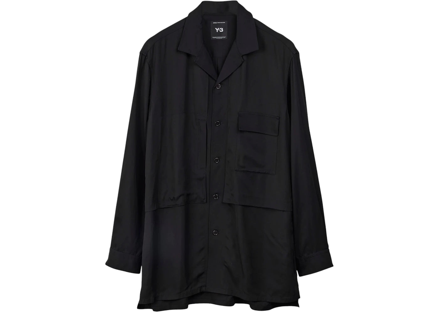 adidas Y-3 Rayon Twill Shirt Black