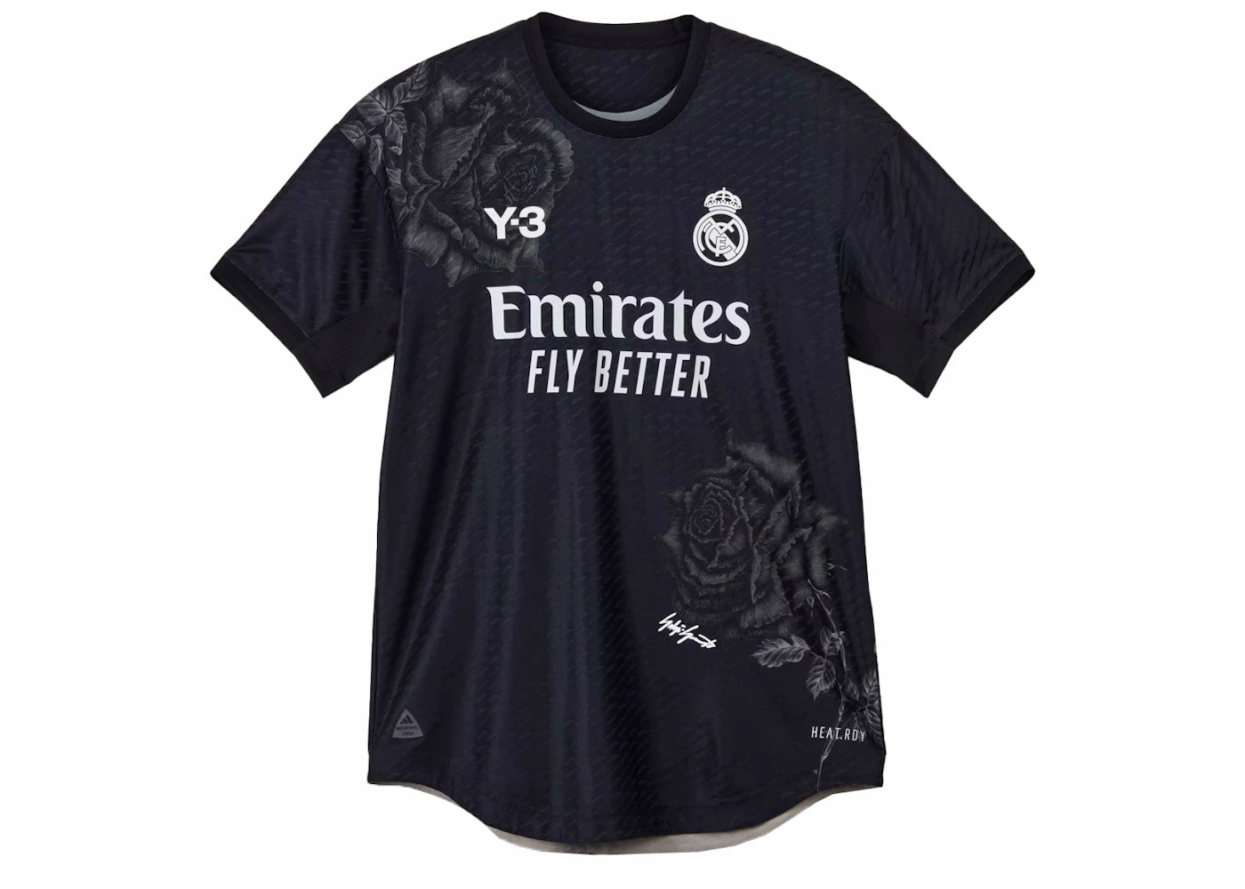 adidas Y-3 Real Madrid 23/24 Special Edition Trikot Authentic Jersey Black