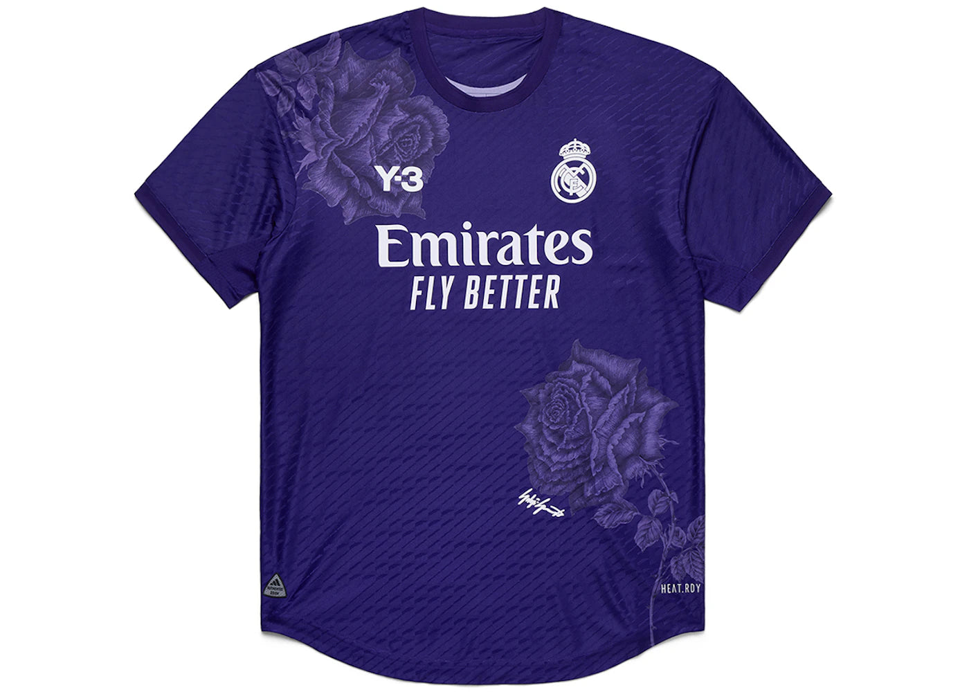 adidas Y-3 Real Madrid 23/24 Special Edition Trikot Authentic Jersey Dark Purple