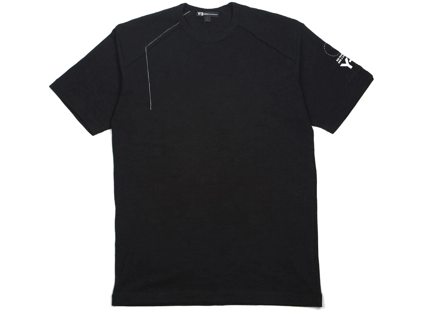 adidas Y-3 Sashiko Short Sleeve Tee Black/Champagne