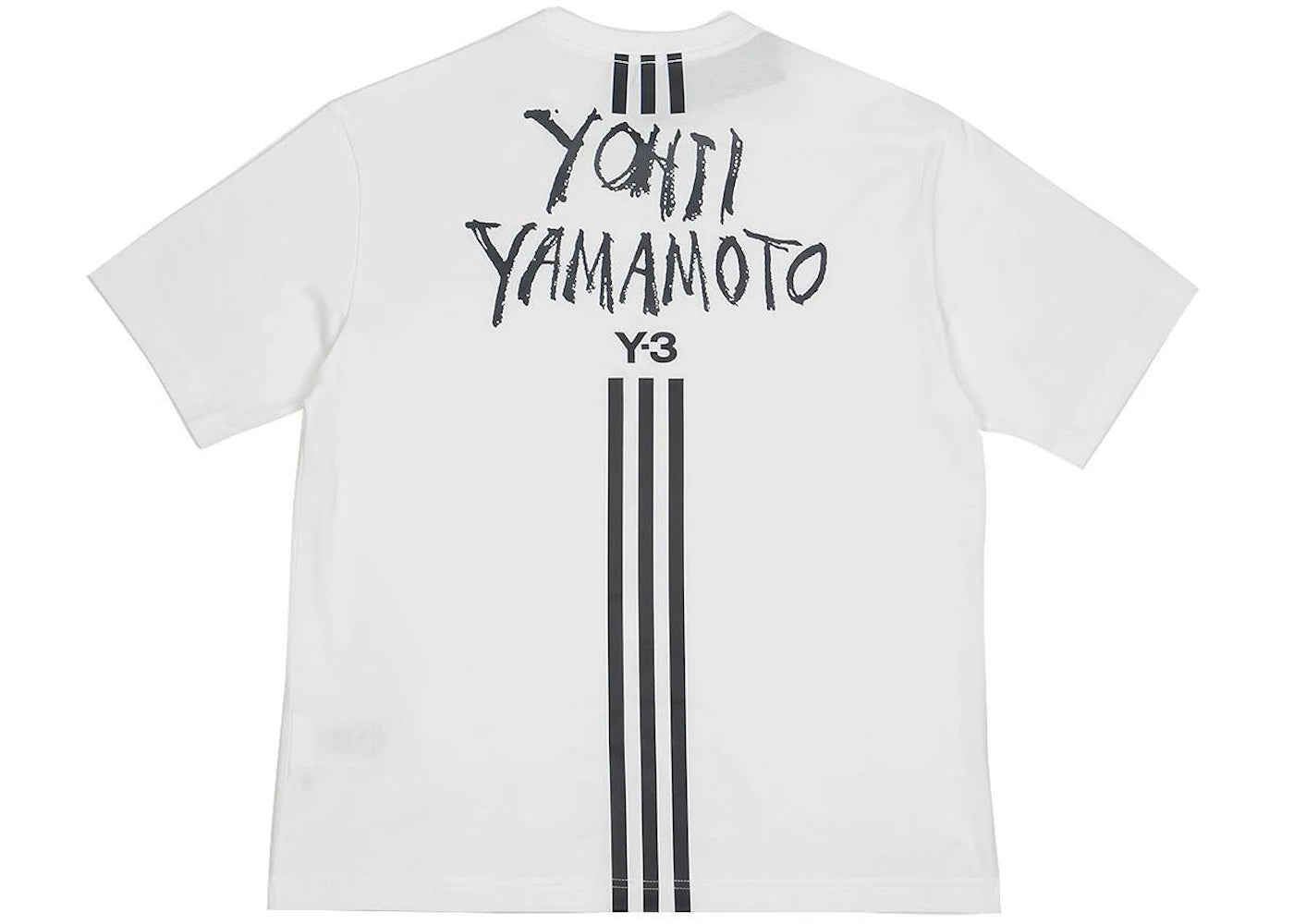 adidas Y-3 Signature Graphic Short Sleeve Tee White