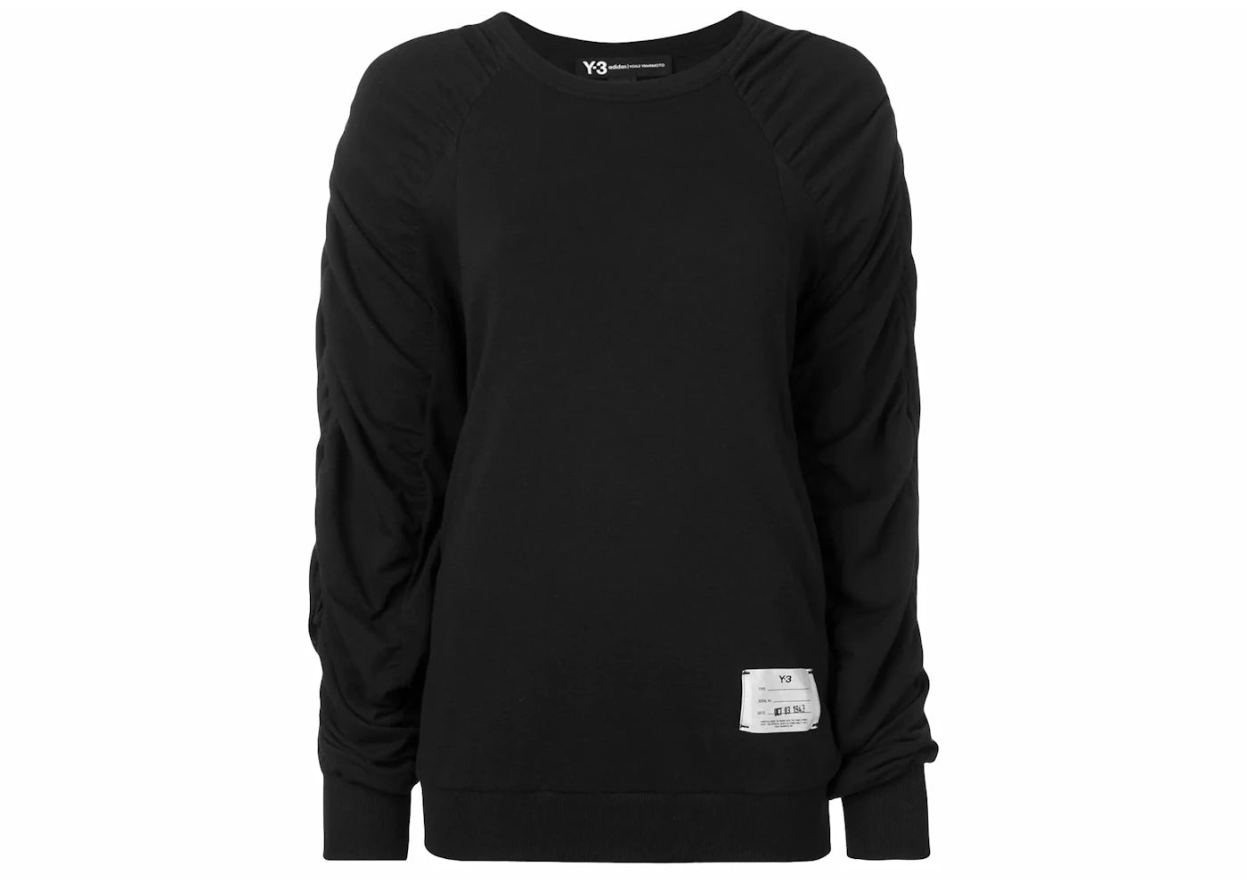 adidas Y-3 Women Spandex Crew Sweater Black