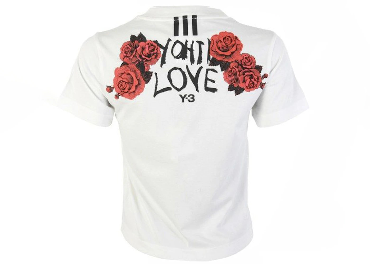 adidas Y-3 Women Yohji Love Tubular Short Sleeve Tee White
