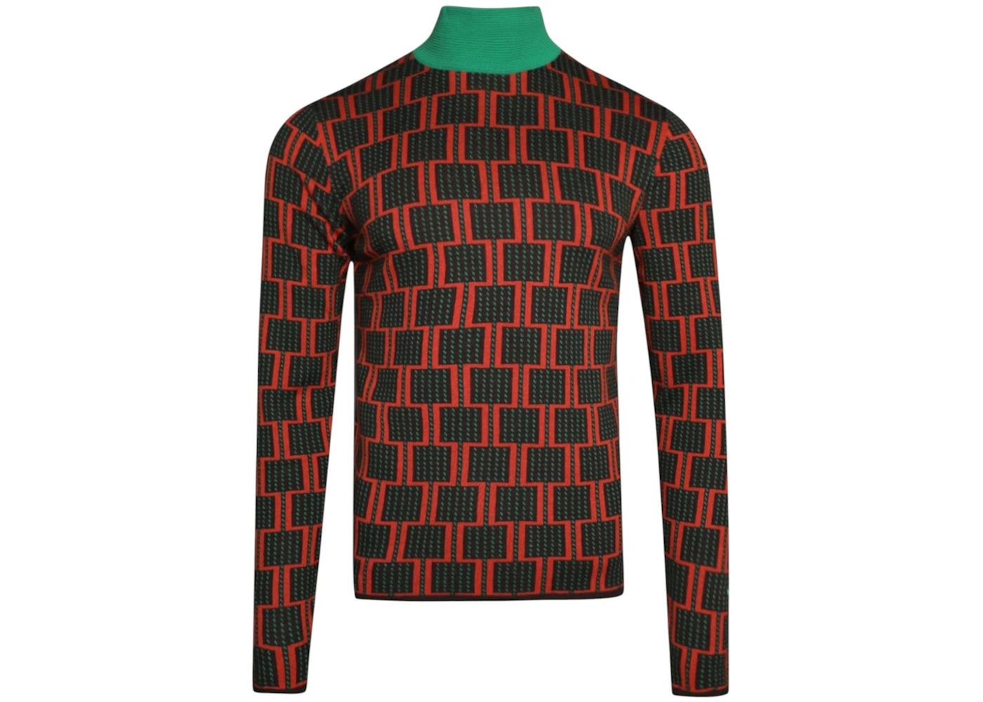 adidas originals x Wales Bonner Knit Shirt Red/Black/Green