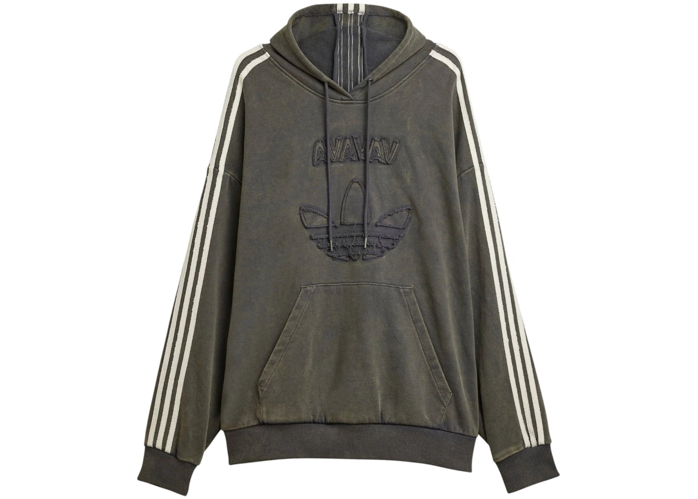 adidas x Avavav Shoulderless Hoodie Navy/Grey