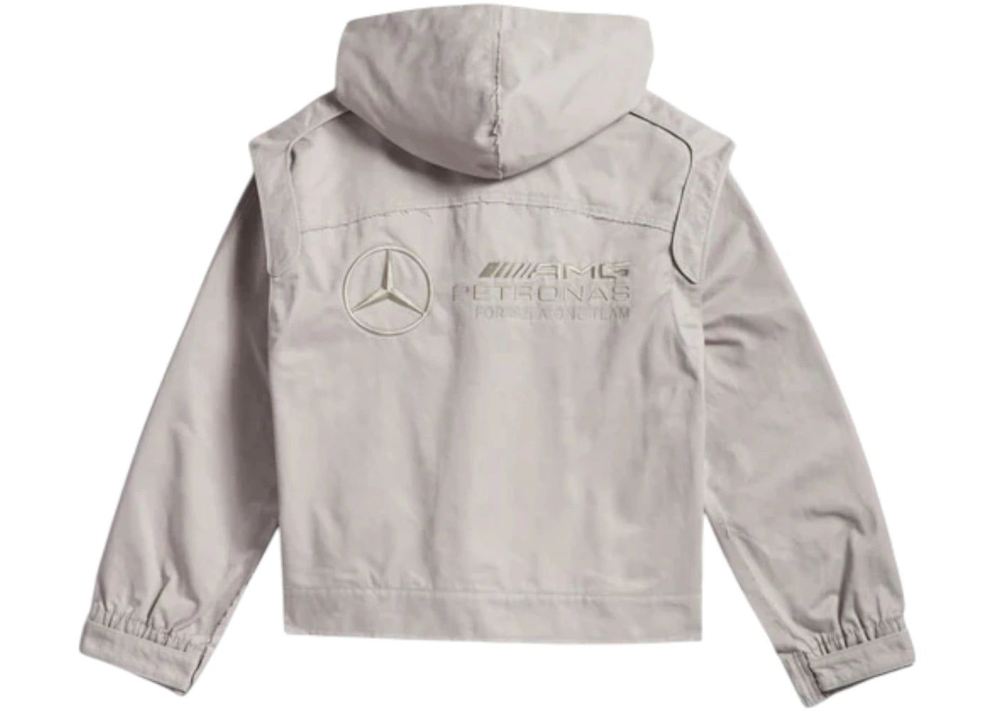 adidas x Bad Bunny x Mercedes-AMG F1 Racing Zip Up Balaclava Track Top Grey